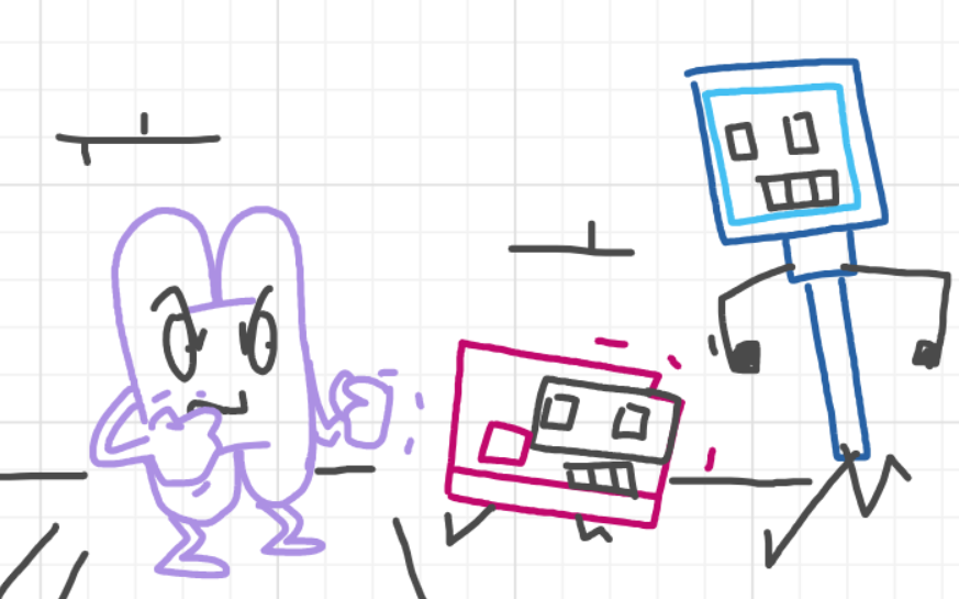 A panel from I've Been Everywhere, Man, episode nine of the Board Boards object show by Furretwalk/WalkingFurret.